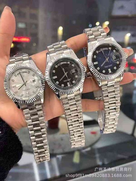 luxury mens mechanical watch family's same week calendar fashion business steel band men swiss es brand wristwatch, Slivery;brown
luxury mens mechanical watch family's same week calendar fashion business steel band men swiss es brand wristwatch, Slivery;brown