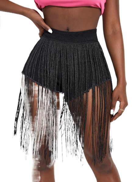 sxy raw cut fringe hem denim shorts l4wd#, White;black