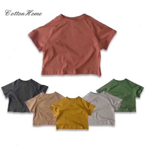 summer children t-shirts solid color cotton tees for kids fashion boys and girls short sleeve 2-7t clothes, Blue
summer children t-shirts solid color cotton tees for kids fashion boys and girls short sleeve 2-7t clothes, Blue