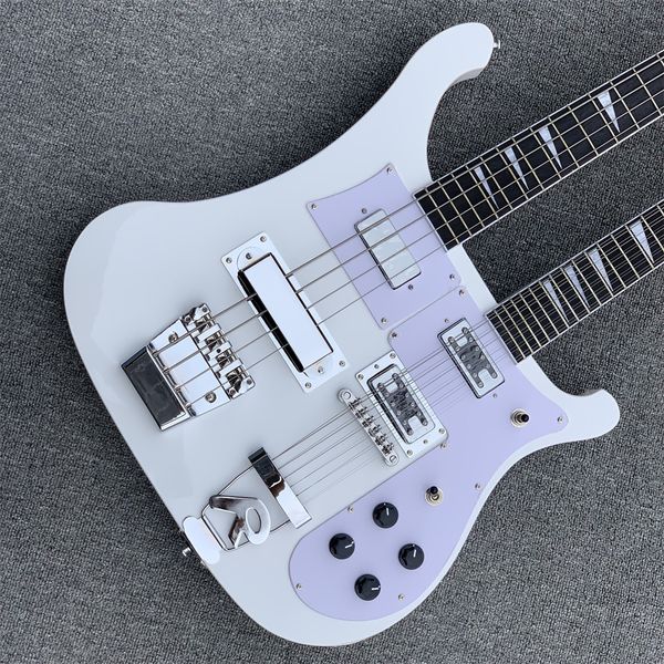 in stock white double neck electric guitar with basswood body carved custom stem inlays white hardware immediate delivery
in stock white double neck electric guitar with basswood body carved custom stem inlays white hardware immediate delivery