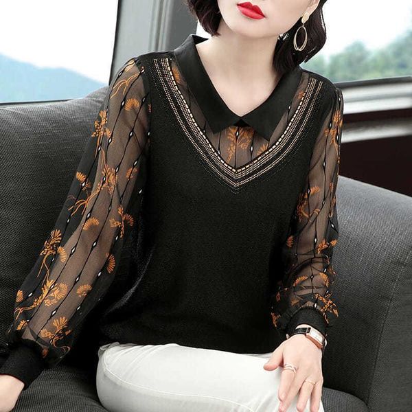 women's polos 2022 spring long sleeve blouse women's lace shirt mesh bottoming plus size 6xl feminina blusas, White
women's polos 2022 spring long sleeve blouse women's lace shirt mesh bottoming plus size 6xl feminina blusas, White