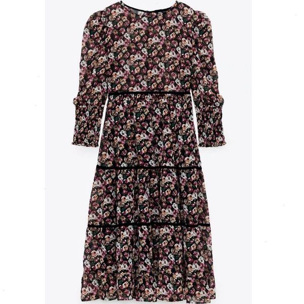 vintage summer women dress floral print chiffon velvet a-line dresses lady elegant party o neck long sleeve, Black;gray
vintage summer women dress floral print chiffon velvet a-line dresses lady elegant party o neck long sleeve, Black;gray