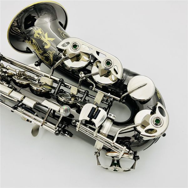 sx90r alto saxophone eb tune black plated engraved professional wood sax with case accessories
sx90r alto saxophone eb tune black plated engraved professional wood sax with case accessories