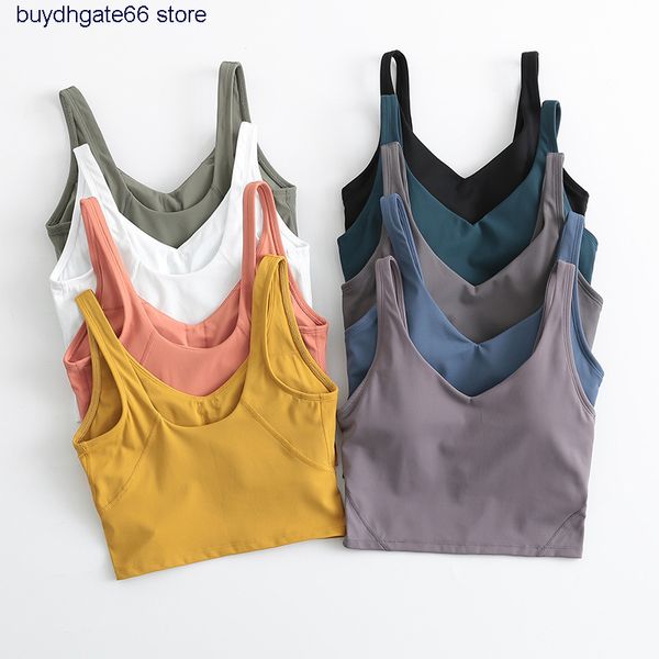 2022 align fashion yoga brand lu's women's tanks new clothes sports underwear beautiful back running shaped fitness bra vest, White
2022 align fashion yoga brand lu's women's tanks new clothes sports underwear beautiful back running shaped fitness bra vest, White