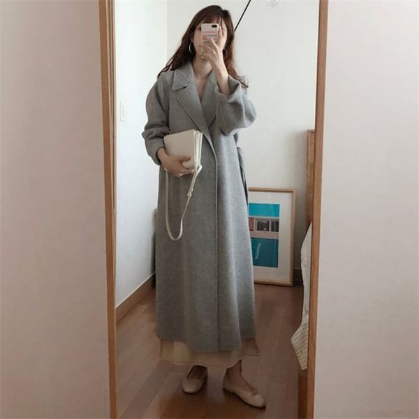 women korean winter long overcoat outwear coat loose plus size cardigans full sleeve manteau femme hiver elegant 201112, Black
women korean winter long overcoat outwear coat loose plus size cardigans full sleeve manteau femme hiver elegant 201112, Black