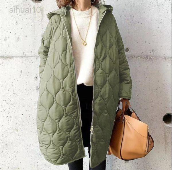 women's solid thick jacket long sleeve outerwear coats winter parka cotton jacket 2022 autumn and winter l220725, Black
women's solid thick jacket long sleeve outerwear coats winter parka cotton jacket 2022 autumn and winter l220725, Black