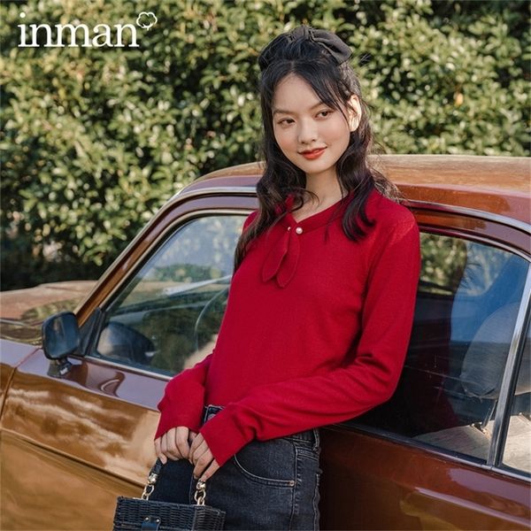 inman autumn arrival multicolor rabbit ear bow tie button up long sleeve micro-elastic female sweater 201223, White;black
inman autumn arrival multicolor rabbit ear bow tie button up long sleeve micro-elastic female sweater 201223, White;black