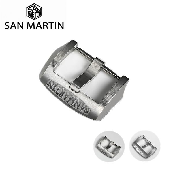 san martin pin buckle 18mm 20mm 22mm men watchband strap brushed sandblasted 316l stainless steel universal watch accessories 220617
san martin pin buckle 18mm 20mm 22mm men watchband strap brushed sandblasted 316l stainless steel universal watch accessories 220617