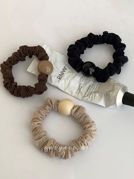 pony tails holder korean simple small ball hair band internet celebrity tie-up hair rubber seamless friendly string, Golden;silver
pony tails holder korean simple small ball hair band internet celebrity tie-up hair rubber seamless friendly string, Golden;silver