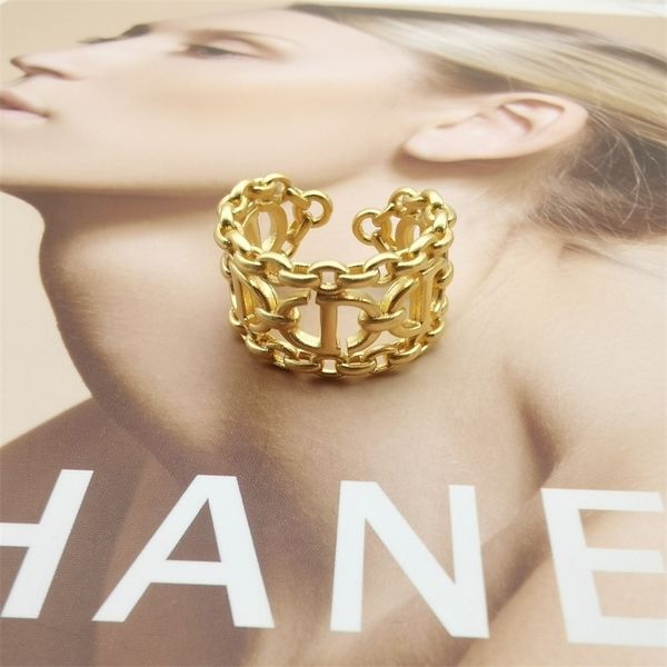 fine design light luxury high sense letter open ring simple temperament hollow texture women, Silver
fine design light luxury high sense letter open ring simple temperament hollow texture women, Silver