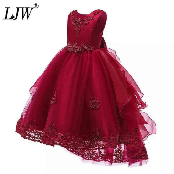 kids girls beaded elegant wedding flower girl dress princess party pageant formal sleeveless lace tulle 2-8 y y220510, Red;yellow
kids girls beaded elegant wedding flower girl dress princess party pageant formal sleeveless lace tulle 2-8 y y220510, Red;yellow