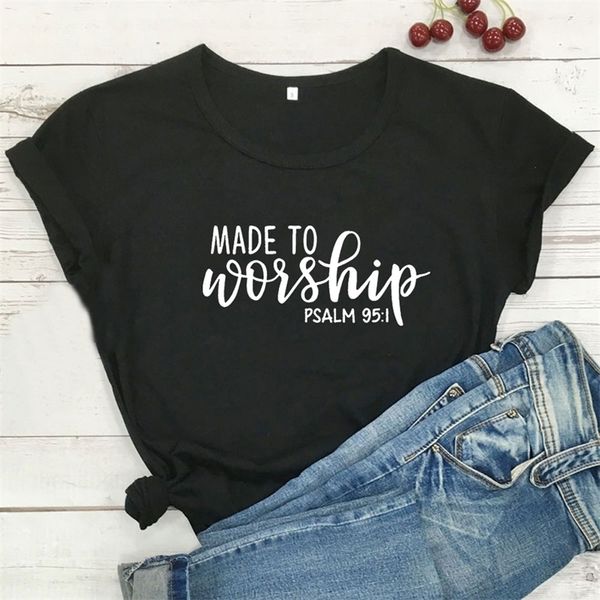 made to worship harajuku t shirt women tshirt summer short sleeve tshirt women cotton camiseta mujer casual tee shirt femme 210320, White
made to worship harajuku t shirt women tshirt summer short sleeve tshirt women cotton camiseta mujer casual tee shirt femme 210320, White