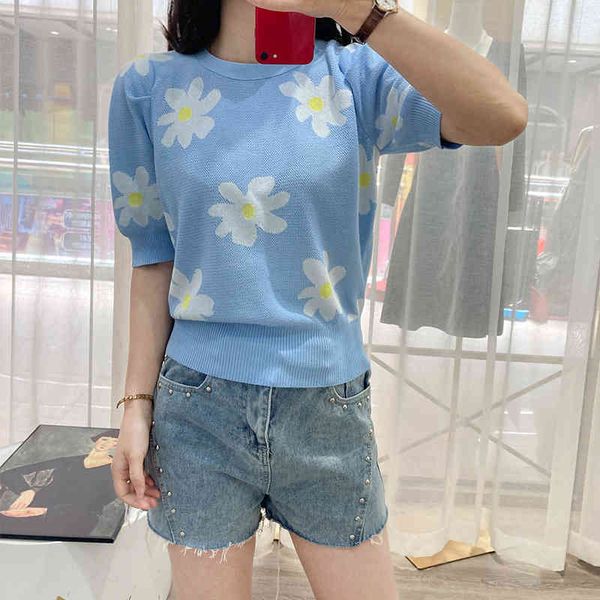 women's sweaters ed home summer daisy jacquard sweater female qi wei same round neck ice sweet bubble sleeve thin uj9u, White;black
women's sweaters ed home summer daisy jacquard sweater female qi wei same round neck ice sweet bubble sleeve thin uj9u, White;black