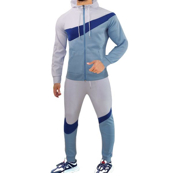 mens tracksuits color splicing matching running youth training track field suits hooded mountaineering clothes casual zipper jacket jacket a, Gray
mens tracksuits color splicing matching running youth training track field suits hooded mountaineering clothes casual zipper jacket jacket a, Gray