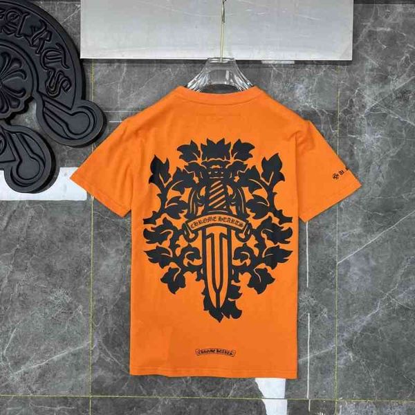 factory online export new designer brand short sleeves summer fashion ch crowe sword print round neck pocket loose men's and women', White;black
factory online export new designer brand short sleeves summer fashion ch crowe sword print round neck pocket loose men's and women', White;black