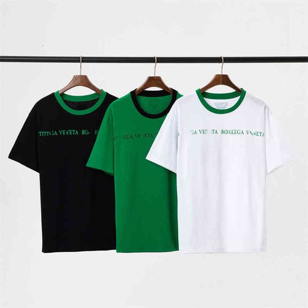 women's t-shirt high version summer and early spring bv letters three-dimensional glue dropping technology men women couples contrast c, White
women's t-shirt high version summer and early spring bv letters three-dimensional glue dropping technology men women couples contrast c, White