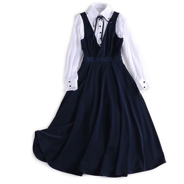 new elegant 2 piece set women preppy style two pieces set white dress ensemble femme 2 pieces female clothes lj201119
new elegant 2 piece set women preppy style two pieces set white dress ensemble femme 2 pieces female clothes lj201119