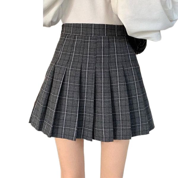 skirts summer korean casual plaid women empire above knee pleated skirt spring kawaii sweet female high waist mini a-line s1xc#, Black
skirts summer korean casual plaid women empire above knee pleated skirt spring kawaii sweet female high waist mini a-line s1xc#, Black