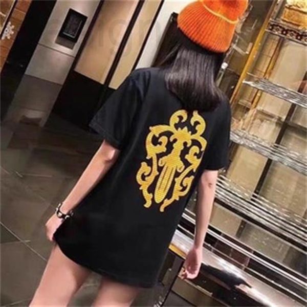 women's t-shirt designer 22ssch spring and summer new fashion orange sword dagger short sleeve printing loose slim casual t-shirt cotto, White
women's t-shirt designer 22ssch spring and summer new fashion orange sword dagger short sleeve printing loose slim casual t-shirt cotto, White