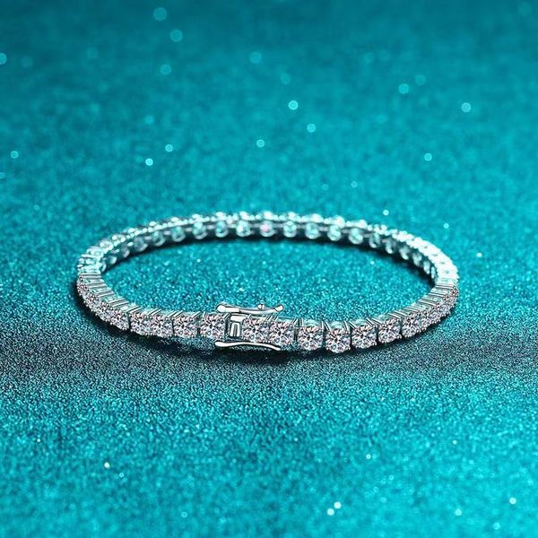 other bracelets trendy 4mm d color vvs1 moissanite tennis chain bracelet for women jewelry 100% 925 sterling silver diamond test pass bangle, Golden;silver
other bracelets trendy 4mm d color vvs1 moissanite tennis chain bracelet for women jewelry 100% 925 sterling silver diamond test pass bangle, Golden;silver