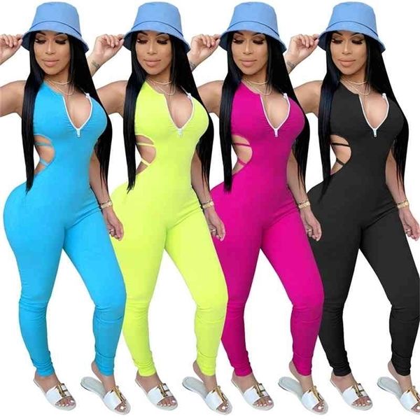zoctuo solid jumpsuits for women summer hollow out black jumpsuit sleeveless zipper v-neck playsuit for women 210326, Black;white
zoctuo solid jumpsuits for women summer hollow out black jumpsuit sleeveless zipper v-neck playsuit for women 210326, Black;white