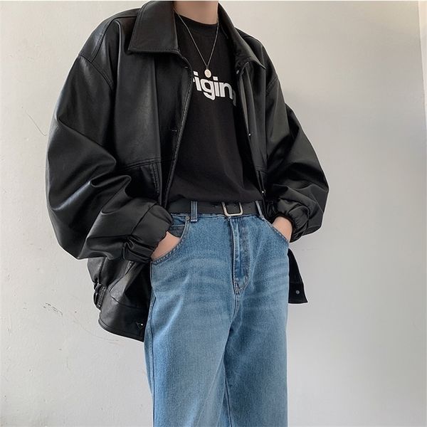 autumn and winter youth motorcycle leather male korean version of the handsome fashion casual jacket 201128, Black;brown
autumn and winter youth motorcycle leather male korean version of the handsome fashion casual jacket 201128, Black;brown
