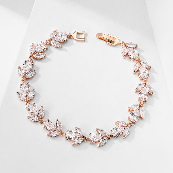 trendy bride jewelry silver color leaf charm cubic zirconia bracelet & bangles clear cz crystal for women wedding accessories cl0373, White
trendy bride jewelry silver color leaf charm cubic zirconia bracelet & bangles clear cz crystal for women wedding accessories cl0373, White