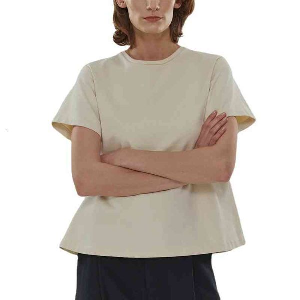women's t-shirt home cotton a-line round neck t-shirt summer nordic ins blogger design feeling thin female short sleeve, White
women's t-shirt home cotton a-line round neck t-shirt summer nordic ins blogger design feeling thin female short sleeve, White