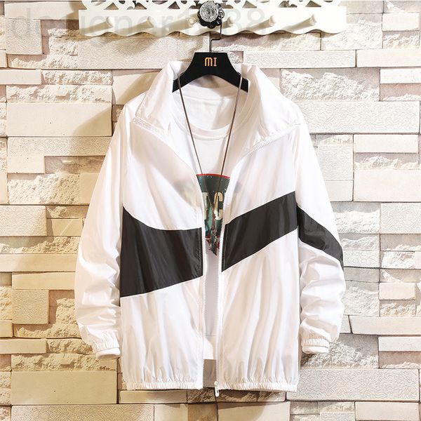 men's tracksuits designer high collar sunscreen men's fashion brand color blocking sports couple summer ultra-thin breathable loos, Gray
men's tracksuits designer high collar sunscreen men's fashion brand color blocking sports couple summer ultra-thin breathable loos, Gray