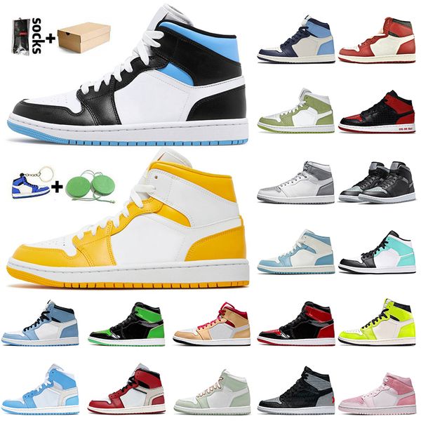 designer sneakers with box jumpman 1 high og bashetball shoes 1s chicago reimagined patent bred text green python university blue size 36-47
designer sneakers with box jumpman 1 high og bashetball shoes 1s chicago reimagined patent bred text green python university blue size 36-47