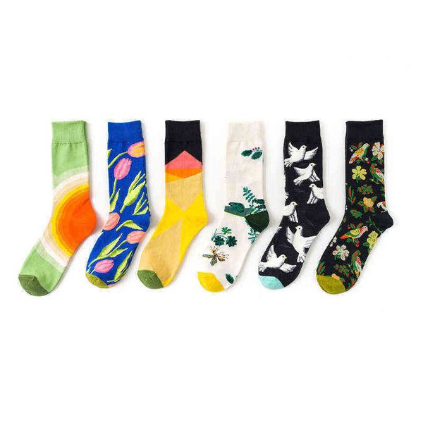 mixed batch medium tube socks women's fashion high tube socks peace pigeon theme cotton women's socks, Black
mixed batch medium tube socks women's fashion high tube socks peace pigeon theme cotton women's socks, Black