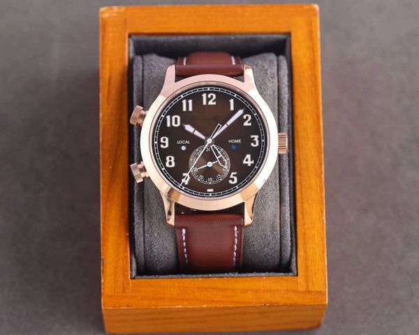 zy factory produces fully automatic mechanical movement sapphire glass mirror 42mm leather watchband pin buckle, Slivery;brown
zy factory produces fully automatic mechanical movement sapphire glass mirror 42mm leather watchband pin buckle, Slivery;brown