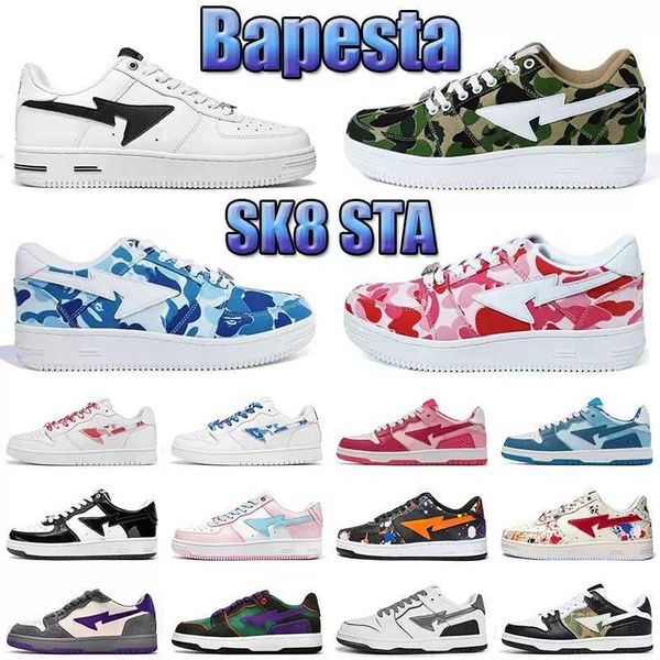 men's 40-45 size bapestas baped shoes bapesta sk8 sta designer sneakers women skate shoe camo black white green red orange camouflage t
men's 40-45 size bapestas baped shoes bapesta sk8 sta designer sneakers women skate shoe camo black white green red orange camouflage t