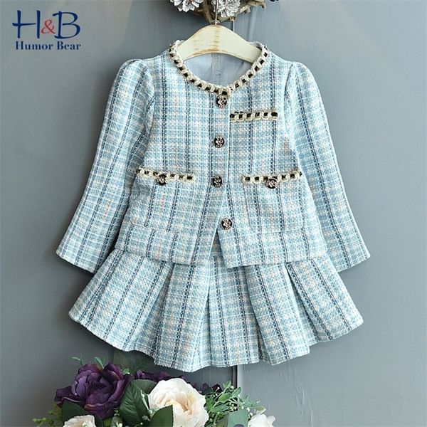 humor bear girl clothing set spring autumn long sleeve plaid printed cardigan +skirt 2pcs casual kids clothes 220326, White
humor bear girl clothing set spring autumn long sleeve plaid printed cardigan +skirt 2pcs casual kids clothes 220326, White