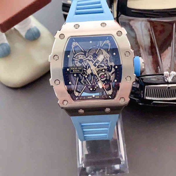 luxury mens mechanical watch richa milles business leisure rm35-02 automatic fine steel case tape trend swiss movement wristwatches, Slivery;golden
luxury mens mechanical watch richa milles business leisure rm35-02 automatic fine steel case tape trend swiss movement wristwatches, Slivery;golden