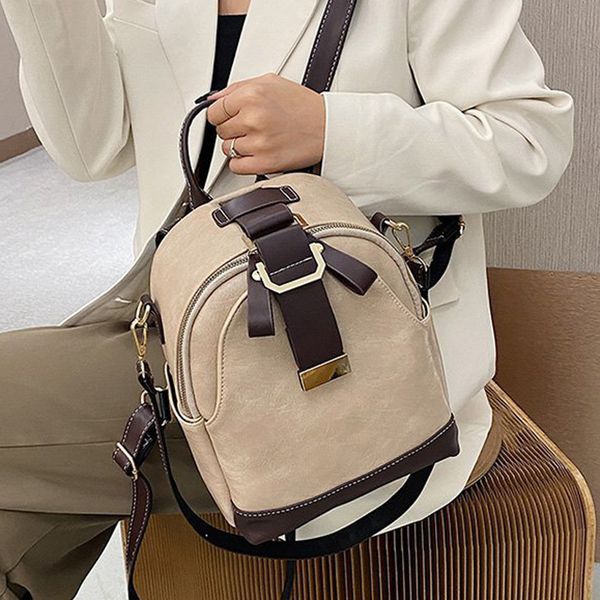 fashion women leather backpack small pu school bag backpacks for teenage girls vintage double shoulder bags mochila feminina 220323
fashion women leather backpack small pu school bag backpacks for teenage girls vintage double shoulder bags mochila feminina 220323