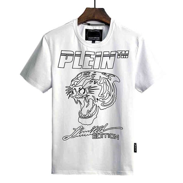 2022ss short-sleeved t shirt men's pp simple line tiger print tshirts milan fashion plein trend vitality bottoming shirt europe station, White;black
2022ss short-sleeved t shirt men's pp simple line tiger print tshirts milan fashion plein trend vitality bottoming shirt europe station, White;black
