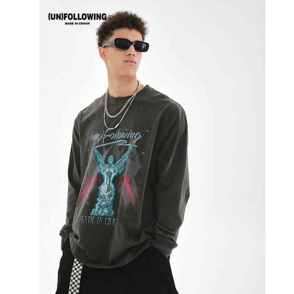 autumn and winter new long sve cotton round neck t-shirt men's loose street small collar waichao brand, White;black
autumn and winter new long sve cotton round neck t-shirt men's loose street small collar waichao brand, White;black