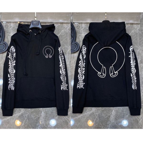 loose mens brand sweatshirts classic ch designer hoodie horseshoe sanskrit print luxury zipper jacket pullover hooded coat fashion women sw, Black
loose mens brand sweatshirts classic ch designer hoodie horseshoe sanskrit print luxury zipper jacket pullover hooded coat fashion women sw, Black