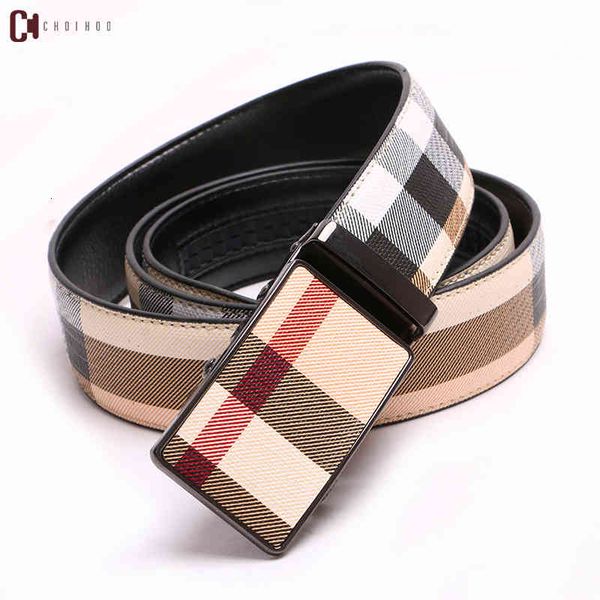 belts designer luxury choihoo british men's belt single side cowhide automatic buckle fashion business leisure check trouser r21e, Black;brown
belts designer luxury choihoo british men's belt single side cowhide automatic buckle fashion business leisure check trouser r21e, Black;brown
