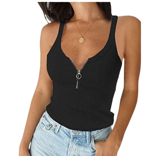 amazon's new 2021 european and american rib cotton ladies slim u-neck zipper vest in large stock f8l9#, White
amazon's new 2021 european and american rib cotton ladies slim u-neck zipper vest in large stock f8l9#, White