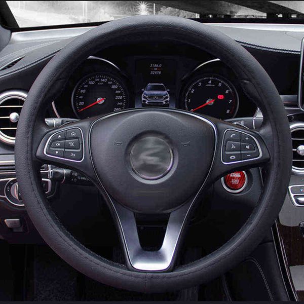 1pc car steering wheel covers leather four shell skidproof shoulder protection auto accessories auto steering wheel protector y220422
1pc car steering wheel covers leather four shell skidproof shoulder protection auto accessories auto steering wheel protector y220422