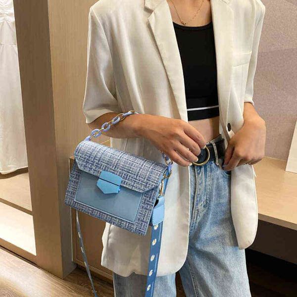 evening bags wide strap shoulder for women designer lady handbags and purses fashion chain messenger crossbody 220630
evening bags wide strap shoulder for women designer lady handbags and purses fashion chain messenger crossbody 220630