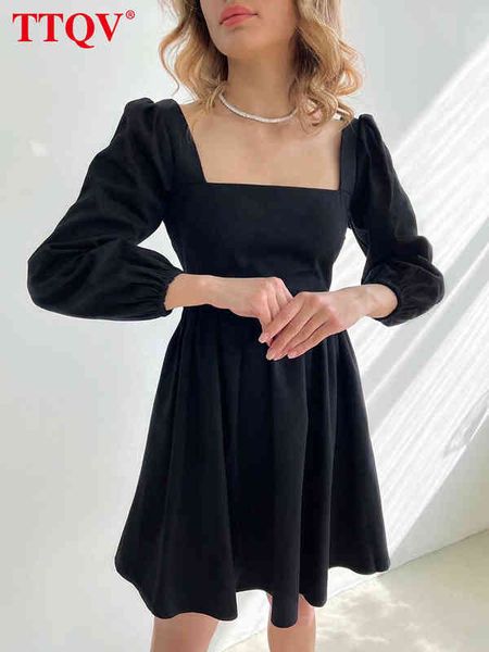 ttqv square collar black mini dress autumn long sleeve ruched bodycon dress elegant classic party dresses for women 2022 t220804, Black;gray
ttqv square collar black mini dress autumn long sleeve ruched bodycon dress elegant classic party dresses for women 2022 t220804, Black;gray