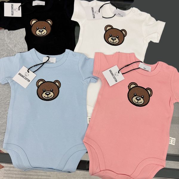 newborn baby girls and boy short sleeve romper cotton clothes designer brand letter print infant baby jumpsuits children pajamas, Blue
newborn baby girls and boy short sleeve romper cotton clothes designer brand letter print infant baby jumpsuits children pajamas, Blue
