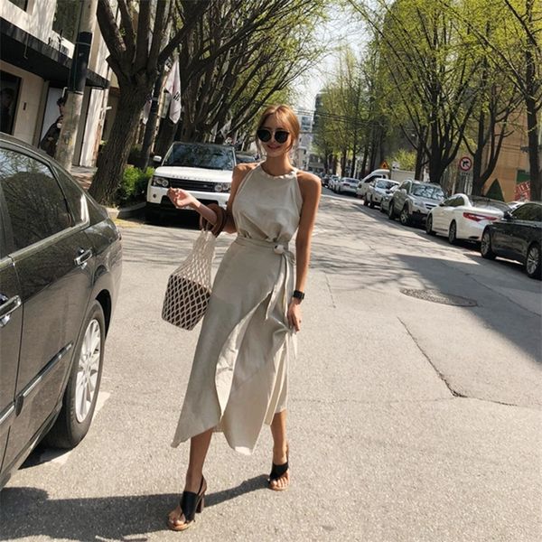 summer girls dress women cotton linen casual short sleeve dresses female dress vintage solid dress boho robe femme vestido 210319, Black;gray
summer girls dress women cotton linen casual short sleeve dresses female dress vintage solid dress boho robe femme vestido 210319, Black;gray