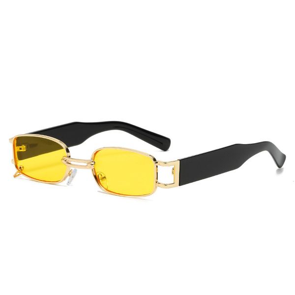 sunglasses small frame metal square fashion trend personality men and women ring buckle sun glasses avant-garde travel performance uv400, White;black
sunglasses small frame metal square fashion trend personality men and women ring buckle sun glasses avant-garde travel performance uv400, White;black