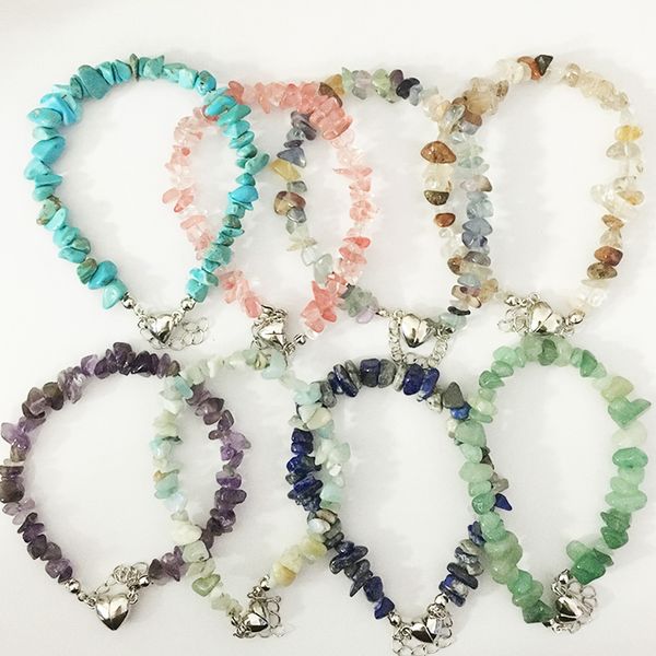 6pcs ethnic style natural stone beaded strands love magnetic bracelet female irregular beaded chain beach jewelry, Black
6pcs ethnic style natural stone beaded strands love magnetic bracelet female irregular beaded chain beach jewelry, Black
