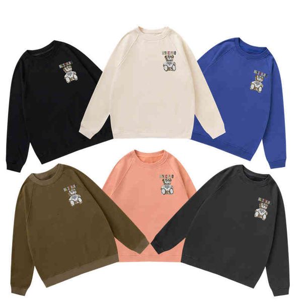 men's hoodies & sweatshirts spring loose leisure color letter terry bear print round neck pullover long sleeve sweater for men and wome, Black
men's hoodies & sweatshirts spring loose leisure color letter terry bear print round neck pullover long sleeve sweater for men and wome, Black