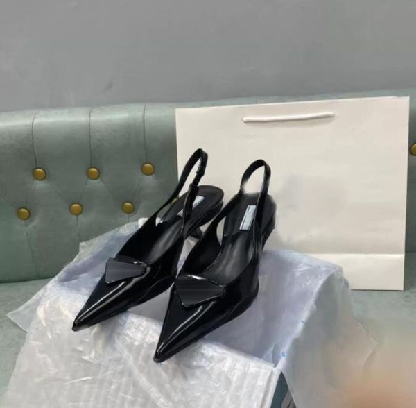 2022 brushed slingback pumps women sandals designer leather high heels outdoor shoes party wedding shoes, Black
2022 brushed slingback pumps women sandals designer leather high heels outdoor shoes party wedding shoes, Black